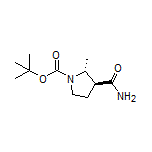 (2R,3S)-1-Boc-2-methylpyrrolidine-3-carboxamide