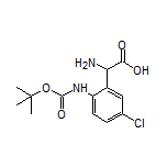 2-Amino-2-[2-(Boc-amino)-5-chlorophenyl]acetic Acid