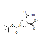 (3R,4R)-1-Boc-4-(methoxycarbonyl)pyrrolidine-3-carboxylic Acid