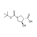 (3S,4R)-1-Boc-4-hydroxypyrrolidine-3-carboxylic Acid