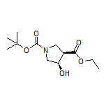 Ethyl (3R,4R)-1-Boc-4-hydroxypyrrolidine-3-carboxylate