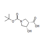 (3S,4S)-1-Boc-4-hydroxypyrrolidine-3-carboxylic Acid