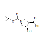 (3R,4R)-1-Boc-4-hydroxypyrrolidine-3-carboxylic Acid