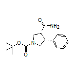 (3R,4R)-1-Boc-4-phenylpyrrolidine-3-carboxamide