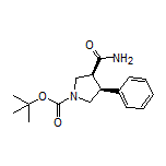 (3S,4S)-1-Boc-4-phenylpyrrolidine-3-carboxamide