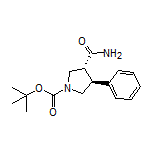 (3R,4S)-1-Boc-4-phenylpyrrolidine-3-carboxamide