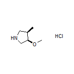 (3R,4R)-3-Methoxy-4-methylpyrrolidine Hydrochloride