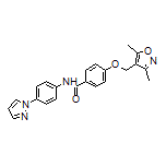 N-[4-(1-Pyrazolyl)phenyl]-4-[(3,5-dimethyl-4-isoxazolyl)methoxy]benzamide