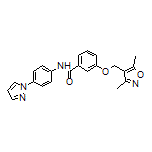 N-[4-(1-Pyrazolyl)phenyl]-3-[(3,5-dimethyl-4-isoxazolyl)methoxy]benzamide