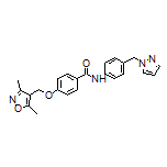 N-[4-[(1-Pyrazolyl)methyl]phenyl]-4-[(3,5-dimethyl-4-isoxazolyl)methoxy]benzamide