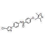 N-[4-(4-Chloro-1-pyrazolyl)phenyl]-4-[(3,5-dimethyl-4-isoxazolyl)methoxy]benzamide