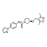 (R)-N-[4-(1-Pyrazolyl)phenyl]-3-[(3,5-dimethyl-4-isoxazolyl)methoxy]pyrrolidine-1-carboxamide