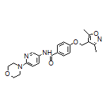 4-[(3,5-Dimethyl-4-isoxazolyl)methoxy]-N-(6-morpholino-3-pyridyl)benzamide