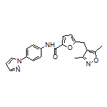 N-[4-(1-Pyrazolyl)phenyl]-5-[(3,5-dimethyl-4-isoxazolyl)methyl]furan-2-carboxamide