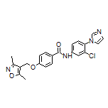 N-[3-Chloro-4-(1-imidazolyl)phenyl]-4-[(3,5-dimethyl-4-isoxazolyl)methoxy]benzamide