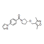 (R)-[4-(1-Pyrazolyl)phenyl][3-[(3,5-dimethyl-4-isoxazolyl)methoxy]-1-pyrrolidinyl]methanone