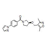 (S)-[4-(1-Pyrazolyl)phenyl][3-[(3,5-dimethyl-4-isoxazolyl)methoxy]-1-pyrrolidinyl]methanone