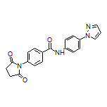 N-[4-(1-Pyrazolyl)phenyl]-4-(2,5-dioxo-1-pyrrolidinyl)benzamide