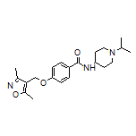 4-[(3,5-Dimethyl-4-isoxazolyl)methoxy]-N-(1-isopropyl-4-piperidyl)benzamide