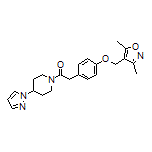 1-[4-(1-Pyrazolyl)-1-piperidyl]-2-[4-[(3,5-dimethyl-4-isoxazolyl)methoxy]phenyl]ethanone