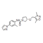 (S)-3-[(3,5-Dimethyl-4-isoxazolyl)methoxy]-N-[2-methyl-4-(1-pyrazolyl)phenyl]pyrrolidine-1-carboxamide