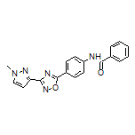 N-[4-[3-(1-Methyl-3-pyrazolyl)-1,2,4-oxadiazol-5-yl]phenyl]benzamide