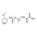 (3R,4S)-N-Boc-4-methoxypyrrolidin-3-amine Oxalate