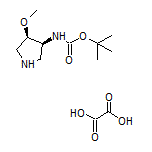 (3S,4R)-N-Boc-4-methoxypyrrolidin-3-amine Oxalate