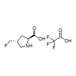 (2S,4R)-4-(Fluoromethyl)pyrrolidine-2-carboxylic Acid Trifluoroacetate