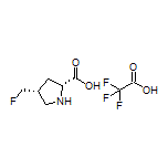 (2R,4R)-4-(Fluoromethyl)pyrrolidine-2-carboxylic Acid Trifluoroacetate