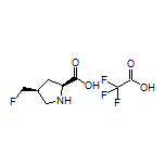 (2S,4S)-4-(Fluoromethyl)pyrrolidine-2-carboxylic Acid Trifluoroacetate