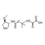 (3R,4R)-N-Boc-4-methoxypyrrolidin-3-amine Oxalate