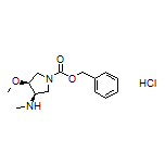 (3R,4S)-1-Cbz-4-methoxy-N-methylpyrrolidin-3-amine Hydrochloride