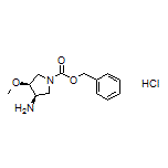 (3R,4S)-1-Cbz-4-methoxypyrrolidin-3-amine Hydrochloride