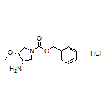 (3S,4R)-1-Cbz-4-methoxypyrrolidin-3-amine Hydrochloride