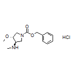 (3R,4R)-1-Cbz-4-methoxy-N-methylpyrrolidin-3-amine Hydrochloride