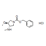 (3S,4S)-1-Cbz-4-methoxy-N-methylpyrrolidin-3-amine Hydrochloride