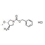 (3R,4R)-1-Cbz-3-amino-4-methoxypyrrolidine Hydrochloride