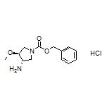 (3S,4S)-1-Cbz-3-amino-4-methoxypyrrolidine Hydrochloride