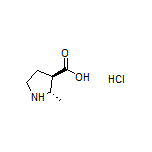 (2S,3R)-2-Methylpyrrolidine-3-carboxylic Acid Hydrochloride