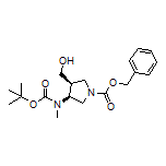 (3S,4S)-1-Cbz-3-[Boc(methyl)amino]-4-(hydroxymethyl)pyrrolidine