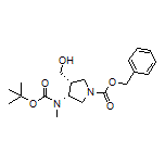 (3R,4R)-1-Cbz-3-[Boc(methyl)amino]-4-(hydroxymethyl)pyrrolidine