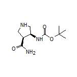 (3S,4S)-4-(Boc-amino)pyrrolidine-3-carboxamide