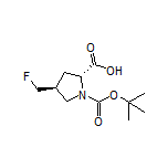 (2R,4S)-1-Boc-4-(fluoromethyl)pyrrolidine-2-carboxylic Acid