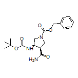 (3R,4R)-1-Cbz-3-(Boc-amino)-4-carbamoylpyrrolidine