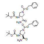 cis-1-Cbz-3-(Boc-amino)-4-carbamoylpyrrolidine