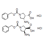 cis-1-Cbz-4-aminopyrrolidine-3-carboxylic Acid Hydrochloride