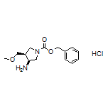 (3S,4S)-1-Cbz-3-amino-4-(methoxymethyl)pyrrolidine Hydrochloride