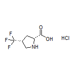 (2R,4R)-4-(Trifluoromethyl)pyrrolidine-2-carboxylic Acid Hydrochloride