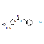 (3R,4R)-1-Cbz-3-amino-4-(hydroxymethyl)pyrrolidine Hydrochloride